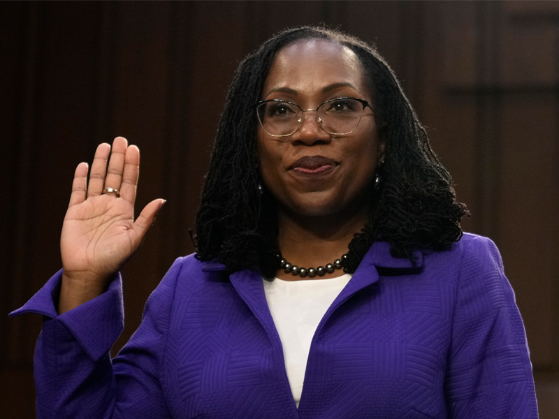Judge Ketanji Brown Jackson. (Photo credit: Drew Angerer/Getty Images)