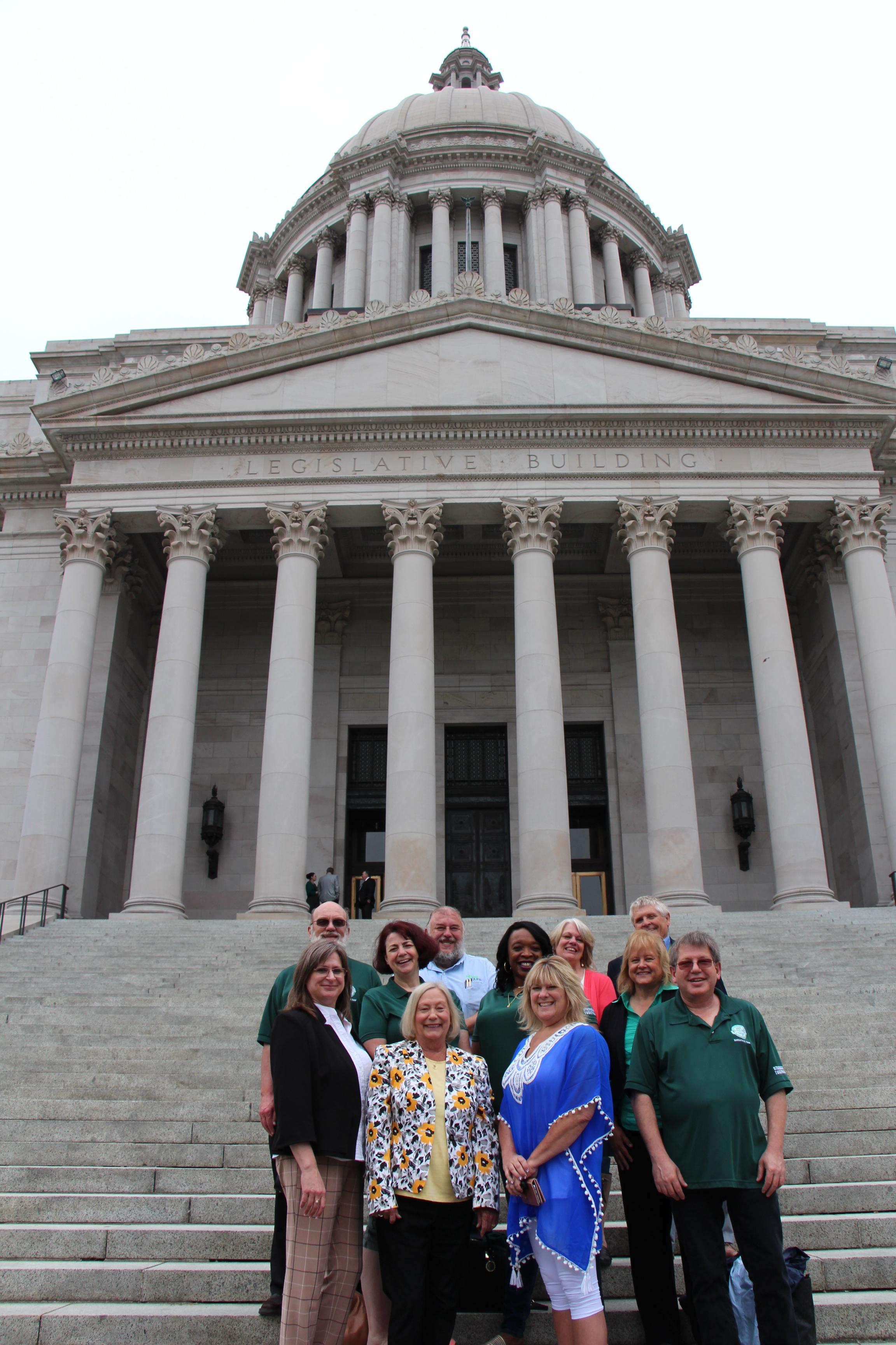 WFSE members at capitol